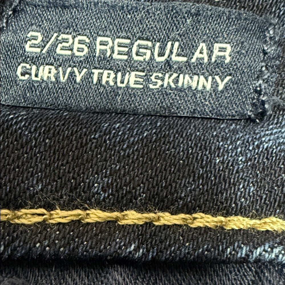 GAP Women's Denim Blue Curvy True Skinny Jeans - 26 - Picture 3 of 7